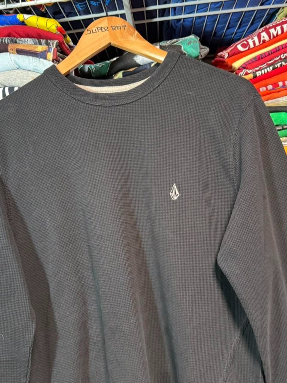 Volcom long sleeve thermal shirt black